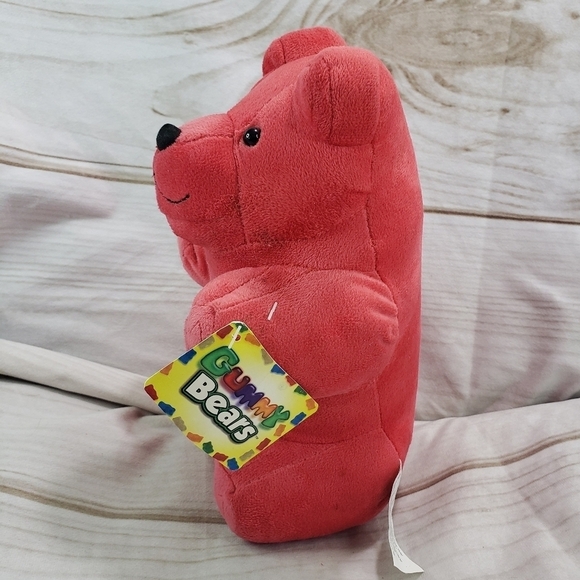 Vintage Gummy Bears Candy Red Bear 8 Inch Plush Candy Promo 2004 With Tag - Picture 2 of 10